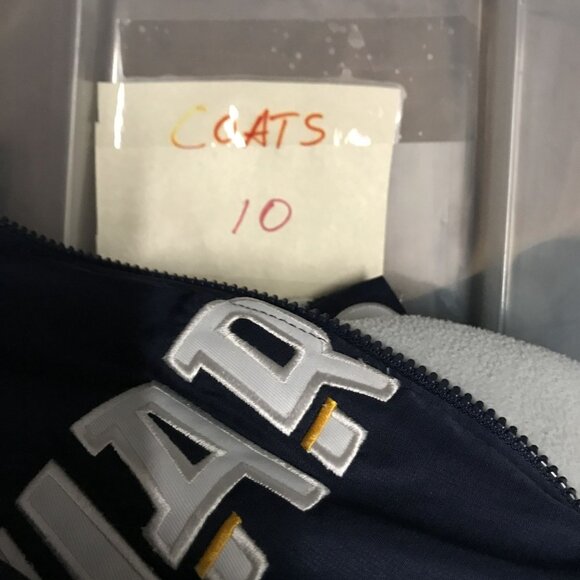 NFL LA Chargers MENS STARTER Jacket Reversable Full Zip Navy & Gray 3XL - Picture 11 of 11